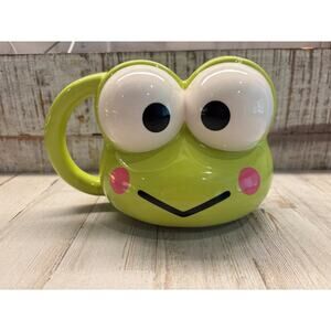 Sanrio Keroppi Sculpted Character 13 Oz Ceramic Mug NWOT